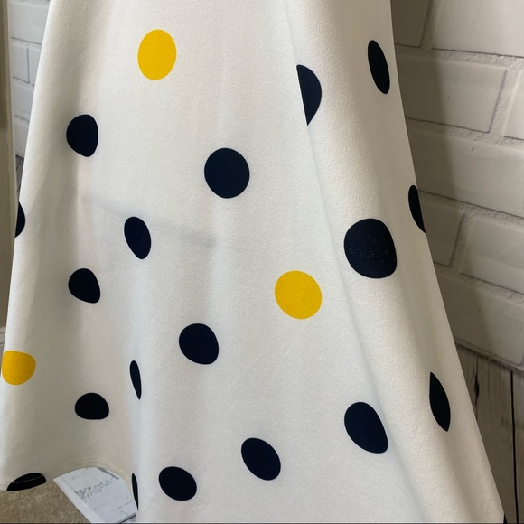 Zara Asymmetrical Polka Dot Sleeveless dress size medium - Picture 2 of 5